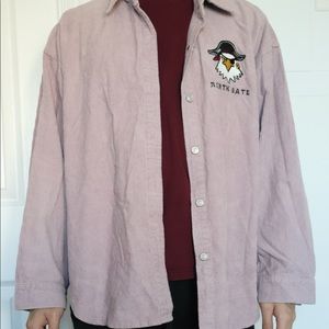 Korean Vintage Pink Shirt Unisex